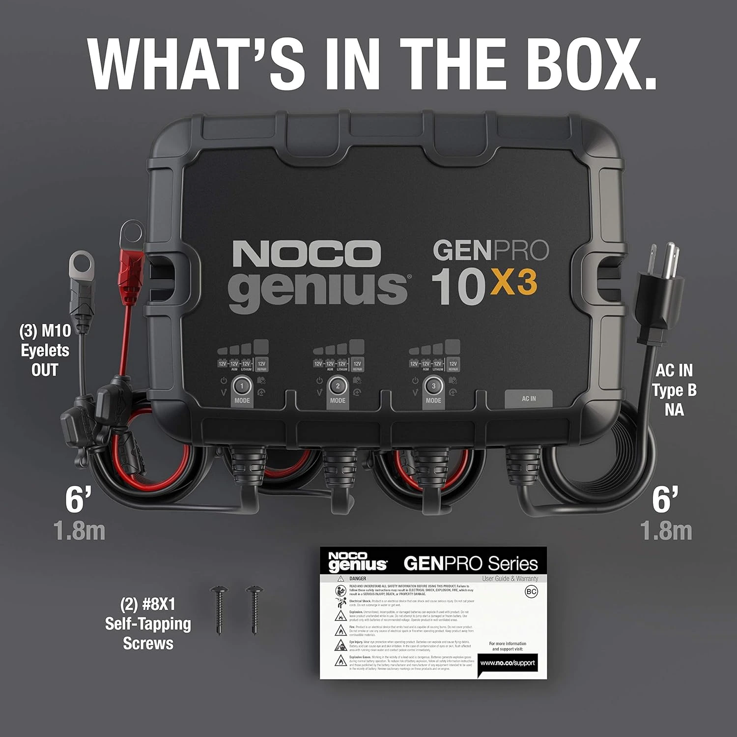 noco genius genpro10x3